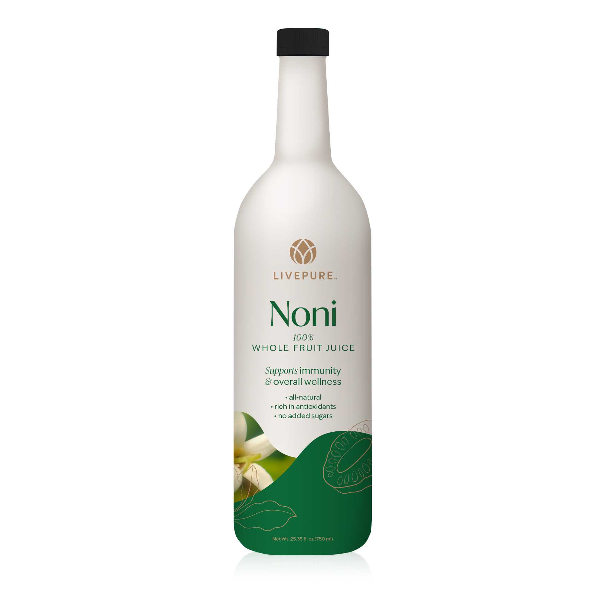 livepure noni superfruit juice, whole fruit juice, all natural